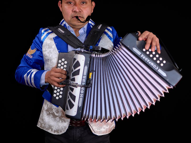 Acordeonista de cumbia